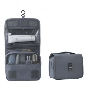 New large capacity multifunctional travel hook folding suspension toiletry and makeup bag