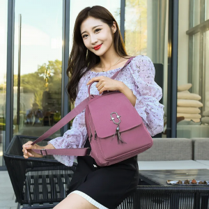 Women’s bag  casual backpack Korean version small double back fashion Korean version large capacity