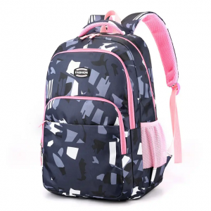 New school bag fashion backpack for primary school girls lightweight load reduction ridge protection 6-12 years old backpack