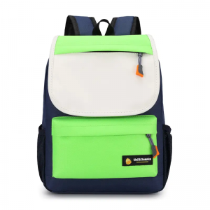 Children’s schoolbags printed logo children’s schoolbags printed word backpack high quality candy color school bag