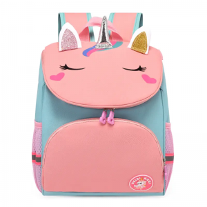 Schoolbag Primary school girls grade 1-3 dinosaur unicorn cartoon can love weight reduction backpack school bag unicorn