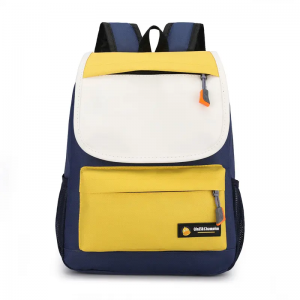 Children’s schoolbags printed logo children’s schoolbags printed word backpack high quality candy color school bag