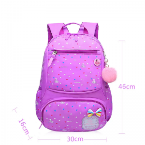 Pupil schoolbag girl 1-3grade spine protection girl Korean style cute backpack factory wholesale children backpack bag school