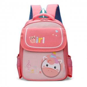 Cartoon large capacity portable kindergarten backpack Korean version children 3-6 years old small school bag