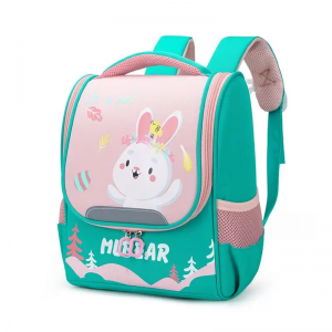 Little Rabbit Cute Cartoon Children Simple Shoulder Children’s Backpack School 1pc/poly Bag Fashion Customized Logo Acceptable