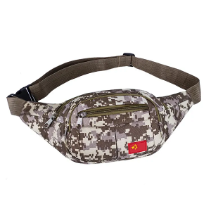 New multifunctional large capacity abrasion proof camouflage Oxford waist bag