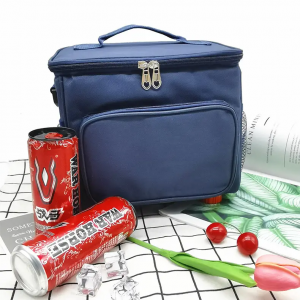 Portable ice pack Oxford shoulder cooler bag drink durable waterproof insulated outdoor picnic bag