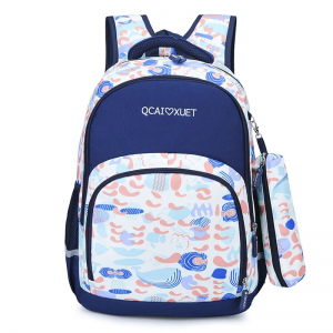 Children primary school students boys and 6-10 years weight reduction schoolbag kids school bag set school bag waterproof