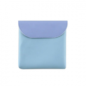 PVC leather art sanitary napkin storage bag Students portable large capacity portable sanitary napkin bag