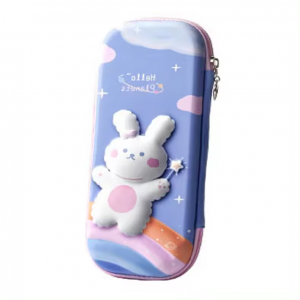 Primary school girl cartoon cute stationery pencil case canvas large capacity transparent pen case