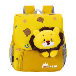 2023 new little lion children’s schoolbag card cute kindergarten boys and girls lightweight backpack