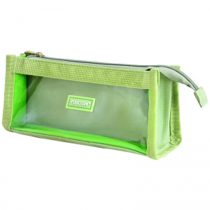 Transparent wholesale double-layer examination special large capacity simple multi-functional open convenient PVC stationery bag