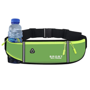 2023 fashion outdoor waterproof nylon thin waist bag belt unisex with water bottle holder