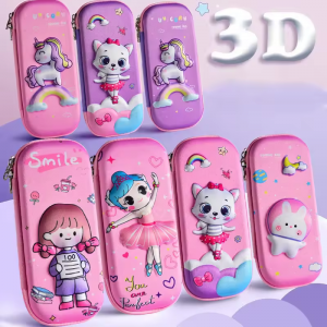 3DEVA cloth 3D pen Case for girls Cartoon pattern for boys elementary school pencil case