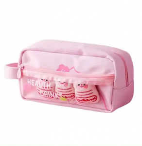 Cute Pencil Bag Large Capacity Primary School Girls’ Heart Salt Pencil Bag Stationery Box