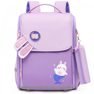 New 1-3 grade children primary school schoolbag female decompression weight cartoon foreign trade boy schoolbag wholesale