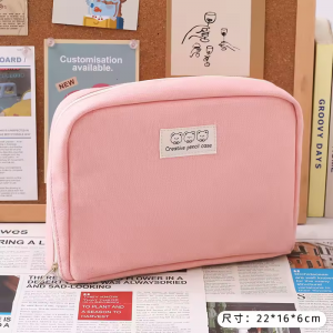 Large capacity student pen bag wholesale classification storage High appearance level makeup bag compartments storage bag