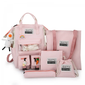 Korean version of junior high school students backpack day fashion school female bag for school college