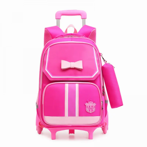 New children’s 3-piece backpack with ice pack pen bag with pull rod