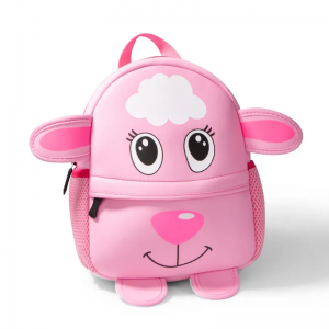 Manufacturer customized diving material Children’s schoolbag kindergarten cartoon backpack animal schoolbag