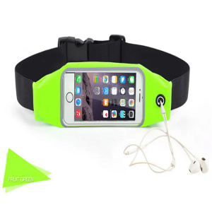 Outdoor sports touch screen anti-theft sweat proof and waterproof waist bag women