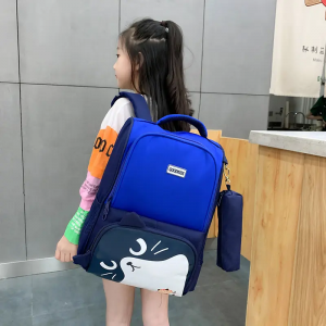 New primary school backpack custom British College wind backpack large capacity 3-6 years ridge backpack