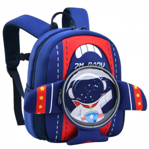 New kindergarten schoolbag male cartoon cute 3D preschool schoolbag trend light children’s shoulder mini bag