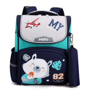 New space schoolbag for primary school students, boys and girls in Grade one, two and three cute cartoon children backpack