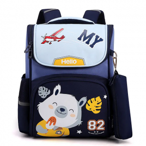 New space schoolbag for primary school students, boys and girls in Grade one, two and three cute cartoon children backpack