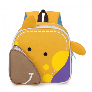 Kleine Schultasche für Kinder der Früherziehungsklasse mit bedrucktem Wort-Logo, Kindergarten-Grat-Relief, Cartoon-Rucksack