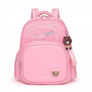 Children’s backpack Korean version of reducing the burden of spine protection school bags DIY creativity waterproof school bags