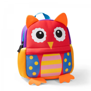 Manufacturer customized diving material Children’s schoolbag kindergarten cartoon backpack animal schoolbag