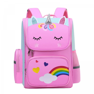 Factory Customized New Fashion cartoon mochila Unicorn children’s school bags backpack for primary