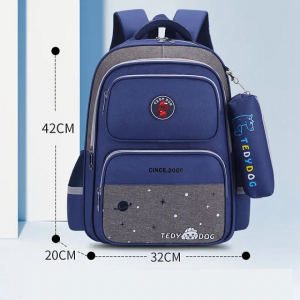 Schoolbag for boys and girls first grade 4-6 primary school students waterproof men’s large capacity children’s backpack