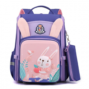 New product 3D backpack primary school students 2-5 grade boys and girls lightweight spine protection schoolbag