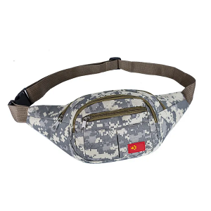 New multifunctional large capacity abrasion proof camouflage Oxford waist bag