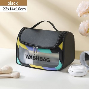 Female cosmetic bag large capacity portable senior sense 2023 new travel bag