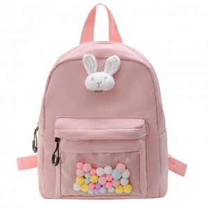 Foreign trade wholesale cute little rabbit kindergarten children bag bag small and pure and fresh colour preschool backpack