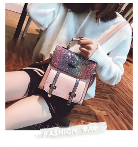 backpack Korean version sequins travel backpack Trend bags Single-shoulder bags