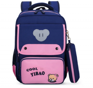 manufacture Wholesale Fashion students blue nylon school Backpacks for teenagers