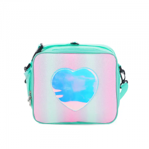 New Glitter Laser lunch bag Rainbow-colored thermal Picnic ice bag Simple one shoulder bag for girls