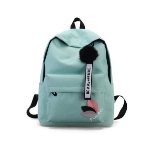 The new 2023 street korean style canvas backpack large capacity knapsack students bag handbag leaves