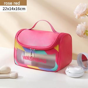 Female cosmetic bag large capacity portable senior sense 2023 new travel bag